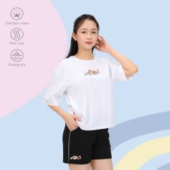 Set đồ bộ nữ kiểu quần đùi tay ngắn chất cotton siêu mát 195p 5208