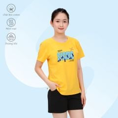 Set đồ bộ nữ kiểu quần đùi tay ngắn chất cotton siêu mát 195p 5169