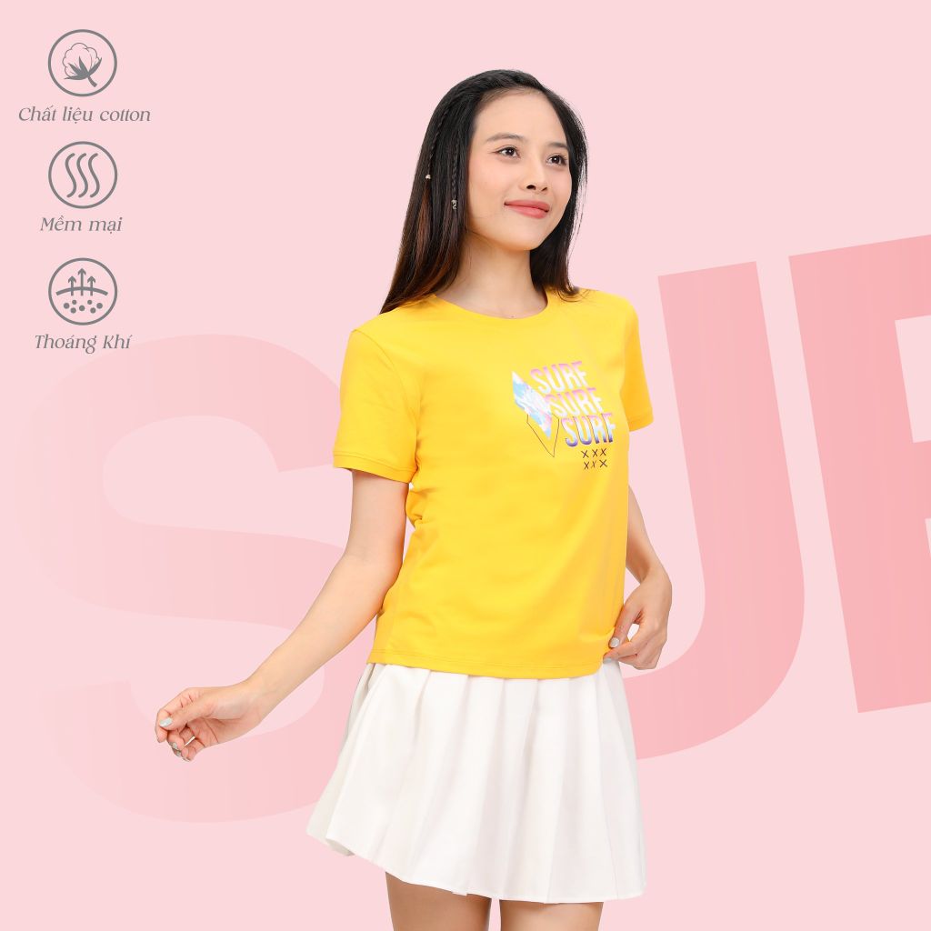 Áo thun tay ngắn form cơ bản cotton 020p 0306