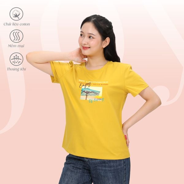 Áo thun tay ngắn form suông cotton 020p 0284