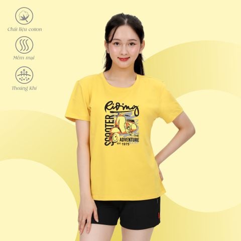 Áo thun nữ tay ngắn Form Rộng chất cotton siêu mát 020p 0285