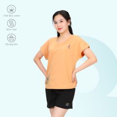 Set đồ bộ nữ kiểu quần đùi tay ngắn chất cotton siêu mát 195p 5236