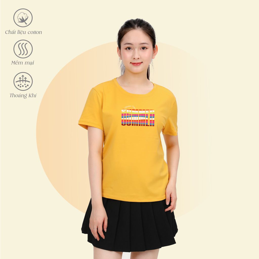 Áo thun tay ngắn form cơ bản cotton 020p 0307