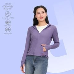 Áo khoác nữ chống nắng, chống UV chất poly mắc lưới siêu thoáng khí 311p 1304