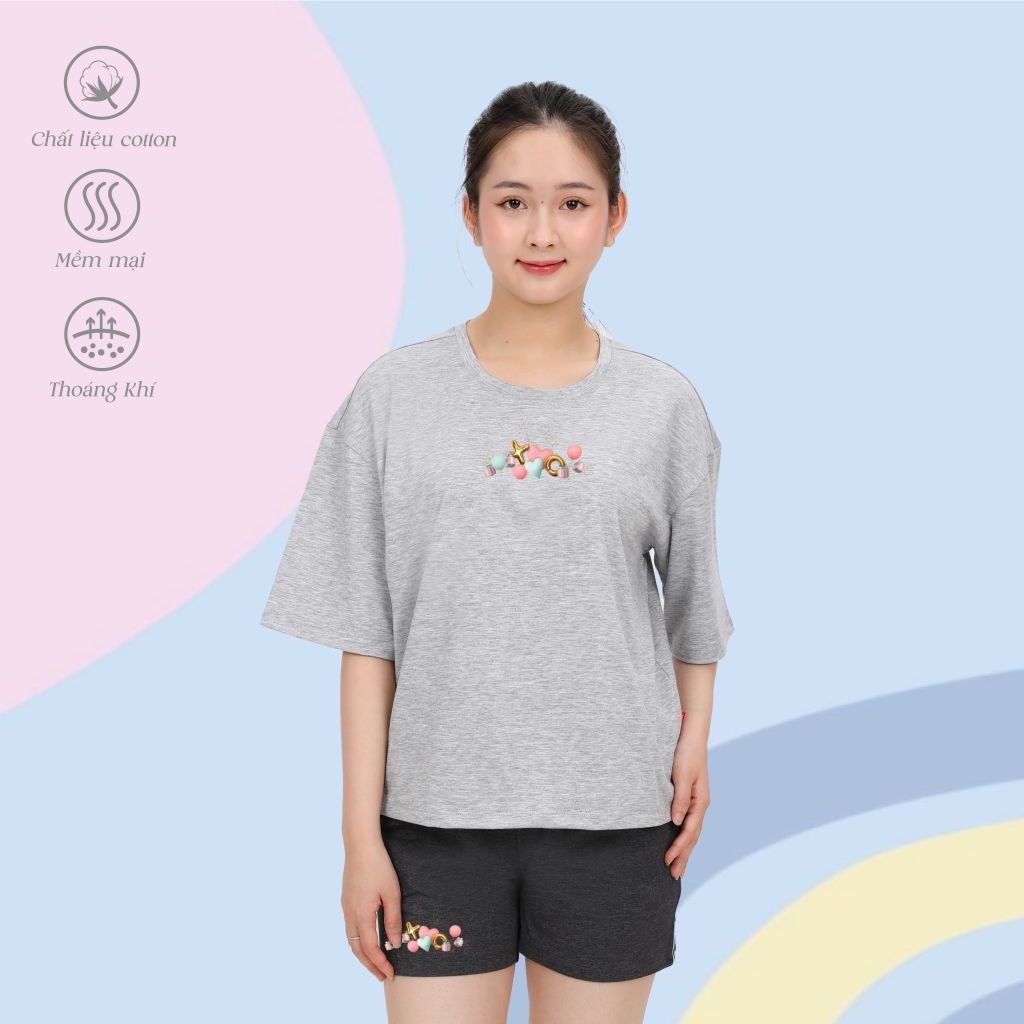 Bộ đùi tay ngắn cao cấp cotton 195p 5208