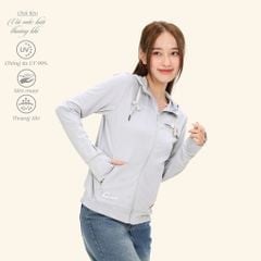 Áo khoác nữ chống nắng, chống UV chất poly mắc lưới siêu thoáng khí 311p 1105