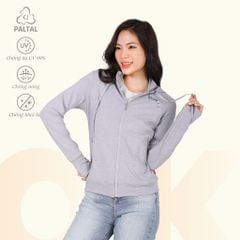 Áo khoác nữ chống nắng, chống UV chất vảy cá cotton cvc mát 401p 1114