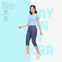 Quần Lửng Form Ôm chất rib Gân 558p 8068