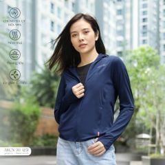 BST Áo khoác nữ chống nắng, chống UV chất poly chữ I mỏng nhẹ 311p 1251 / 1252
