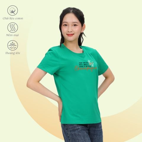 Áo thun tay ngắn form suông cotton 020p 0283