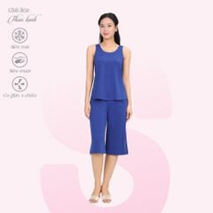 Set đồ bộ nữ kiểu quần lửng Bản chất thun lạnh siêu bền 014p 7041