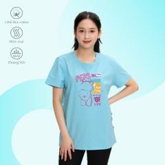 Áo thun nữ tay ngắn Form Rộng chất cotton siêu mát 020p 0289