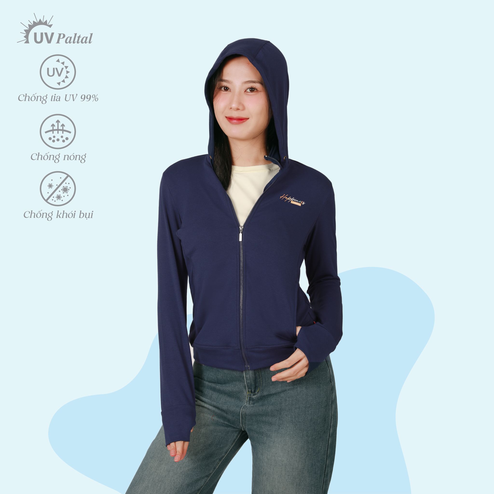 Áo khoác nữ chống nắng, chống UV chất vảy cá tc 431p 1322