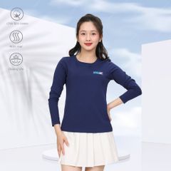 Áo thun nữ tay dài Cổ Tròn chất cotton siêu mát 020p 0270