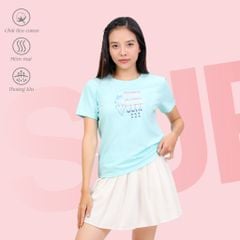 Áo thun nữ tay ngắn form cơ bản chất cotton siêu mát 020p 0306