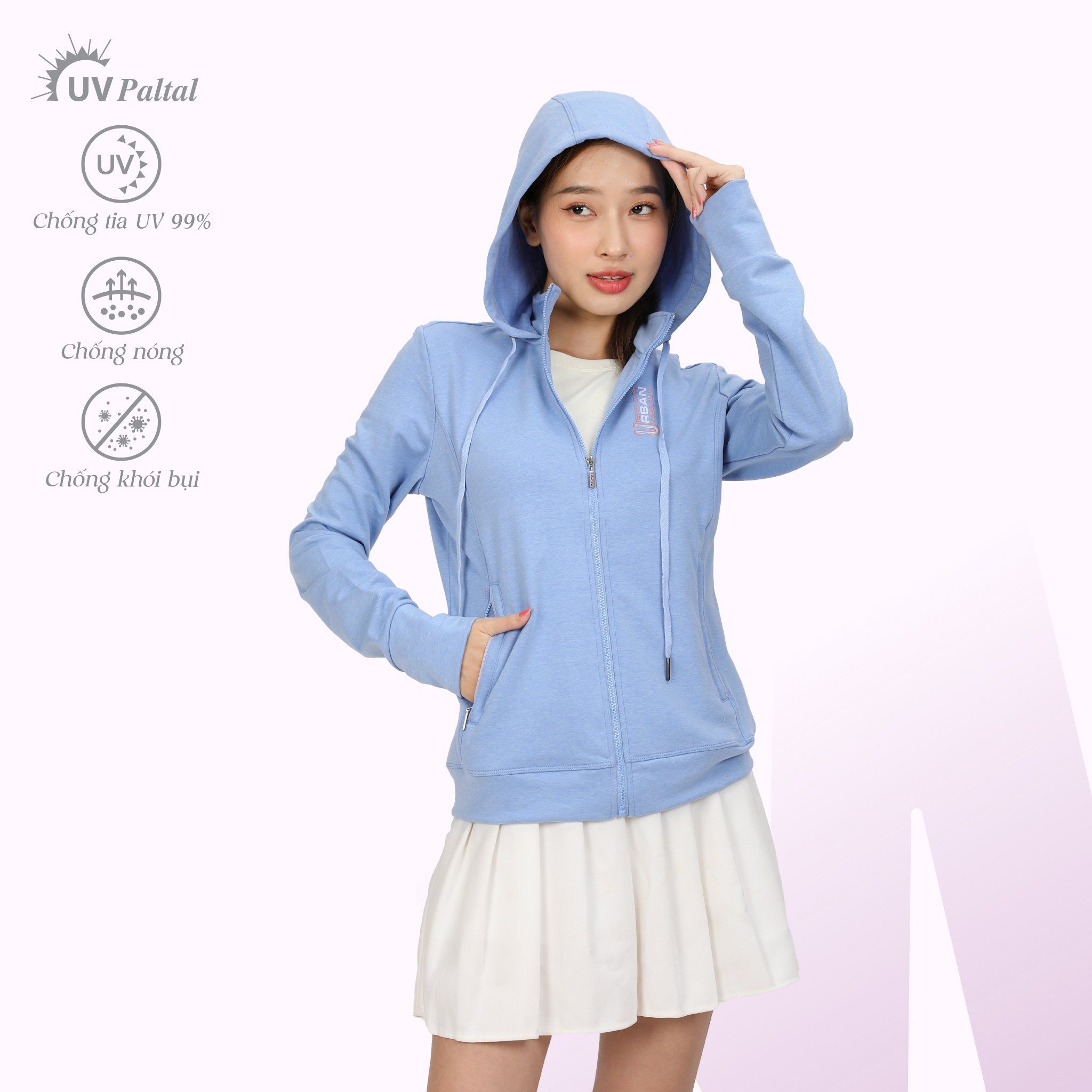 Áo khoác nữ chống nắng, chống UV chất vảy cá tc 431p 1112