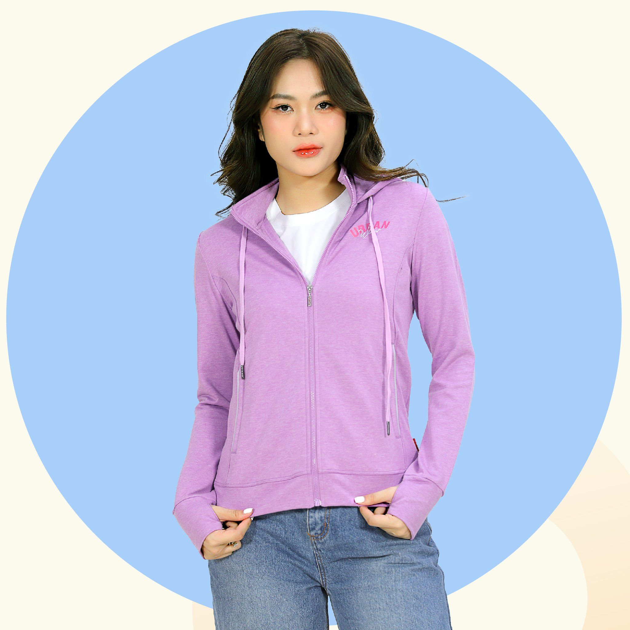 Áo khoác nữ chống nắng, chống UV chất vảy cá cotton siêu mát 431p 1327