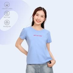 Áo thun nữ form suông cổ tròn tay ngắn chất cotton siêu mát 190p 0356