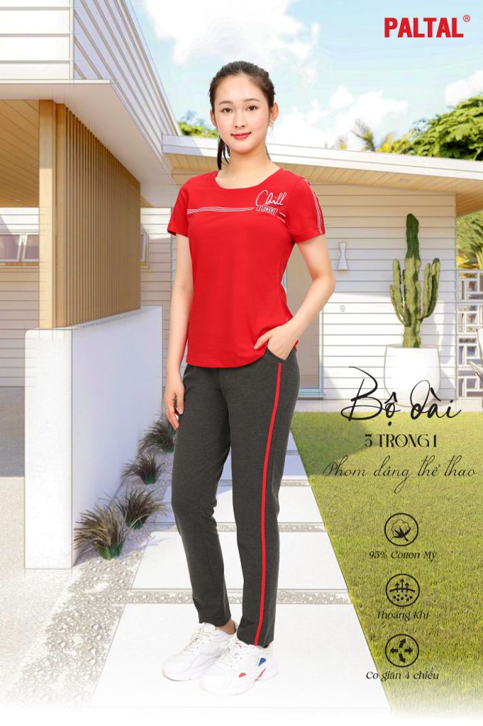 Bộ dài tay ngắn cotton 023p 3341