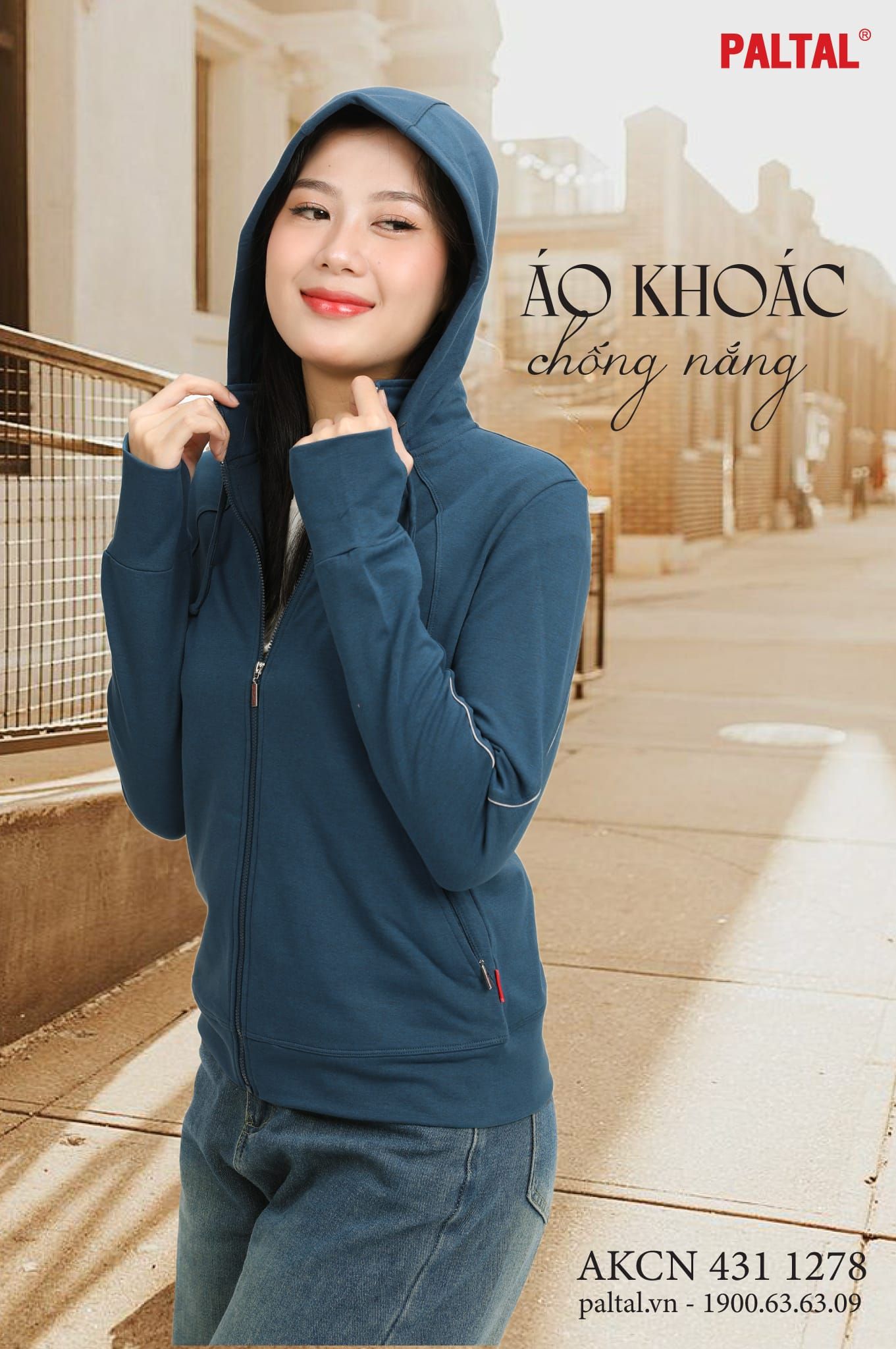 Áo khoác nữ chống nắng, chống UV chất cotton vảy cá siêu mát 431p 1278