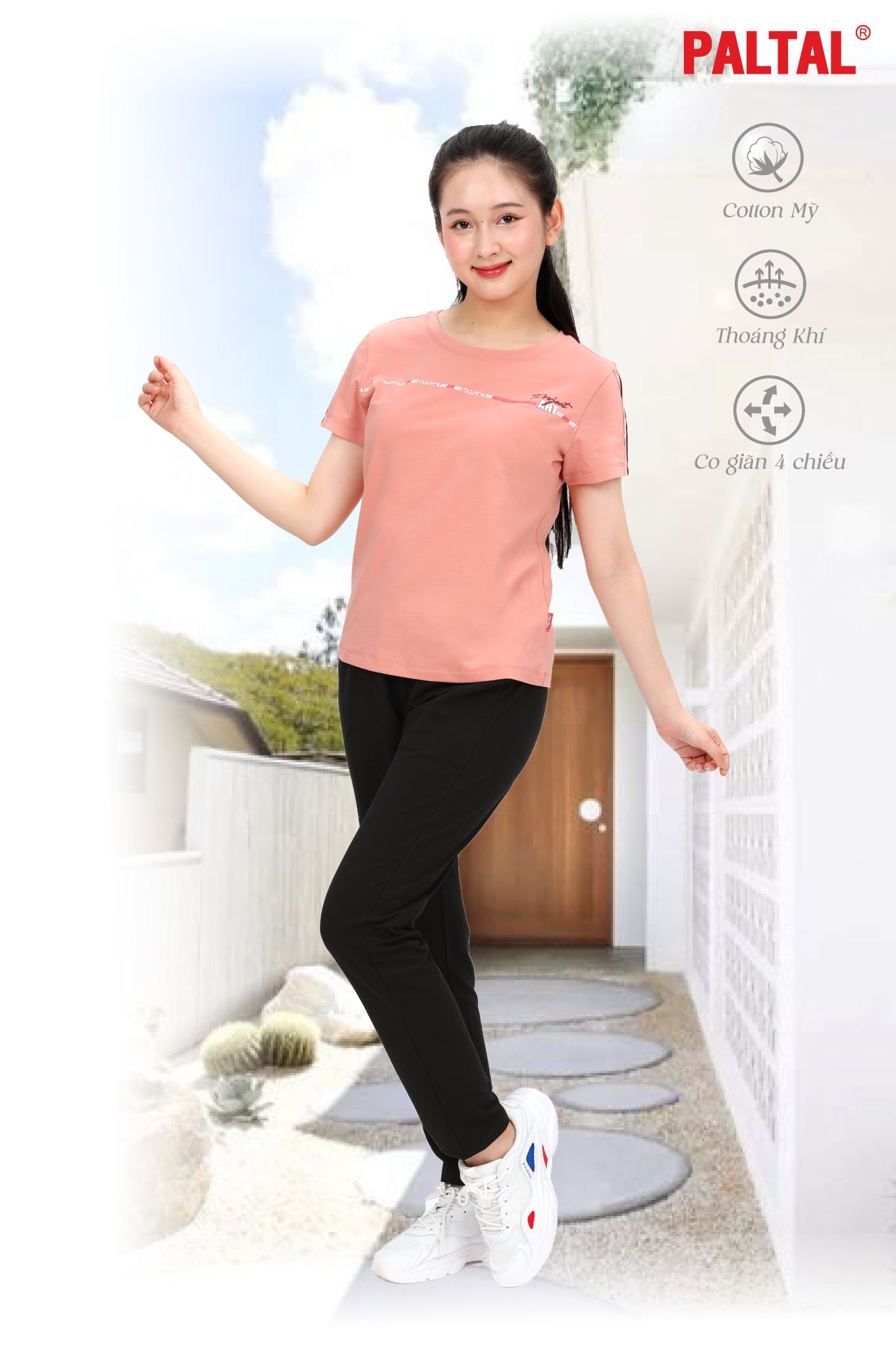 Set đồ bộ nữ kiểu quần dài tay ngắn 193p 6013