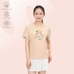 Áo thun tay ngắn form cơ bản cotton 020p 1942