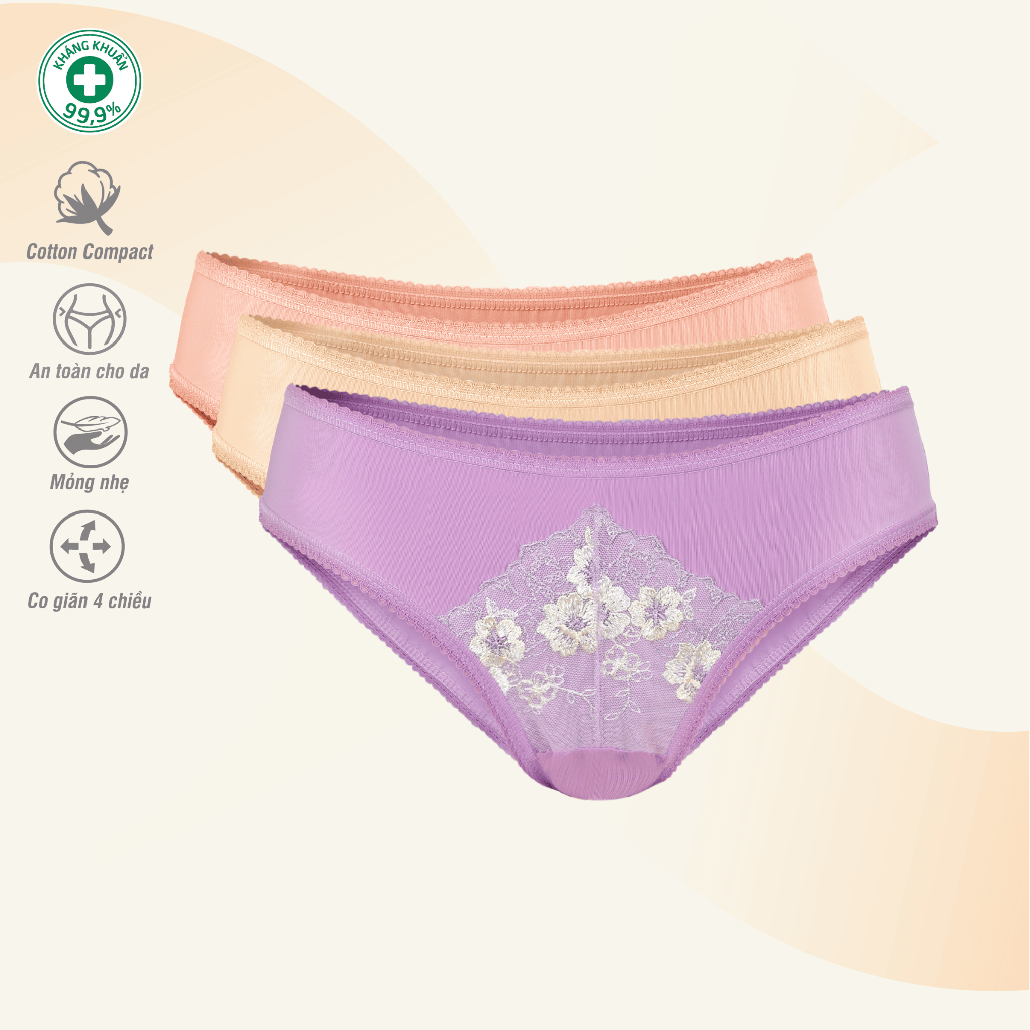 BST Combo 02-06-10 Quần lót nữ chất Thun lạnh siêu bền 017p 7256 / 7257 / 7258 / 7259 / 7260 / 7261 / 7269 / 7271 / 7298 / 7369