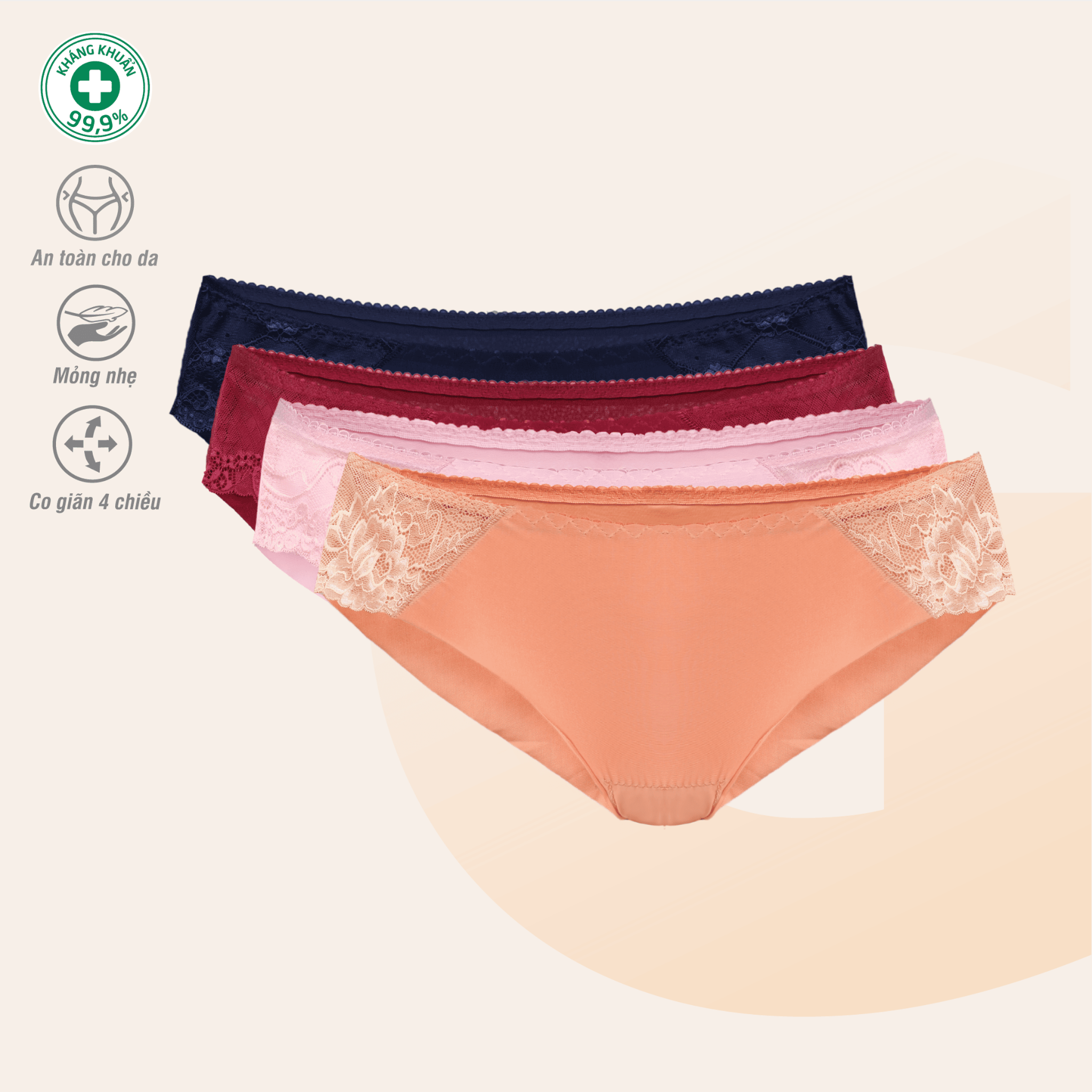 BST Combo 02-06-10 Quần lót nữ chất Thun lạnh siêu bền 017p 7256 / 7257 / 7258 / 7259 / 7260 / 7261 / 7269 / 7271 / 7298 / 7369