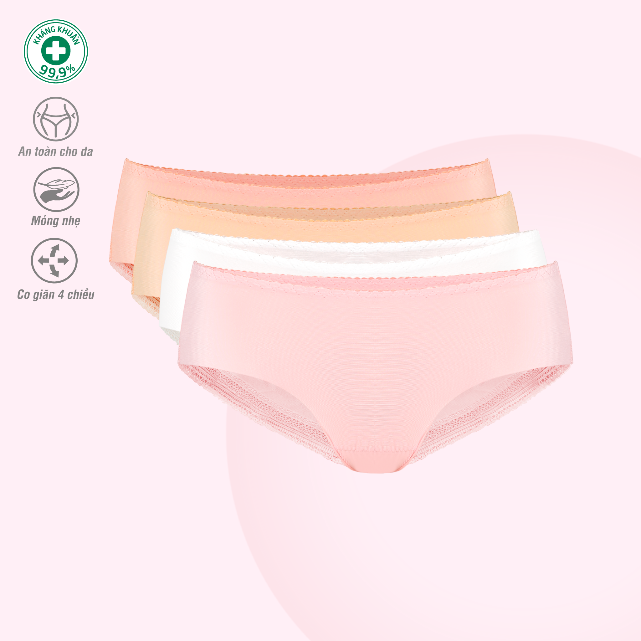 BST Combo 02-06-10 Quần lót nữ chất Thun lạnh siêu bền 017p 7256 / 7257 / 7258 / 7259 / 7260 / 7261 / 7269 / 7271 / 7298 / 7369