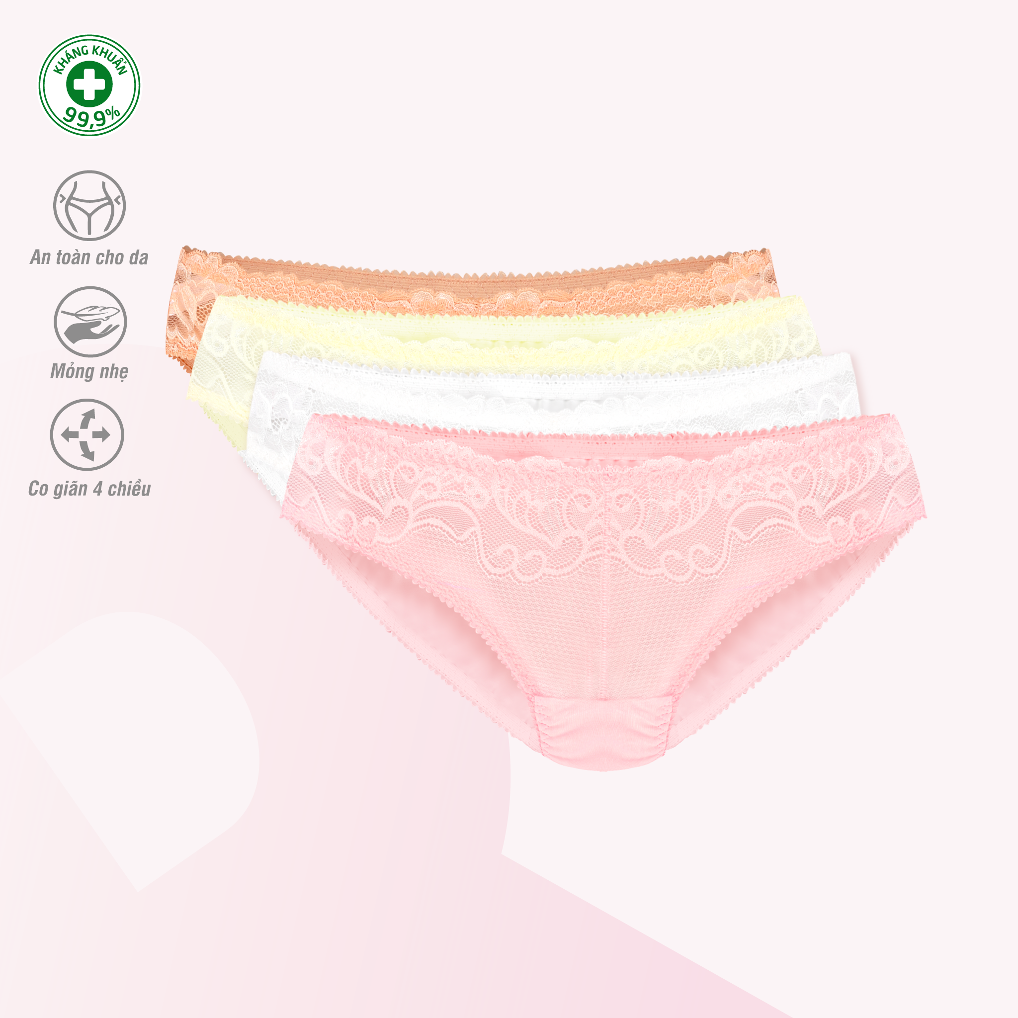 BST Combo 02-06-10 Quần lót nữ chất Thun lạnh siêu bền 017p 7256 / 7257 / 7258 / 7259 / 7260 / 7261 / 7269 / 7271 / 7298 / 7369
