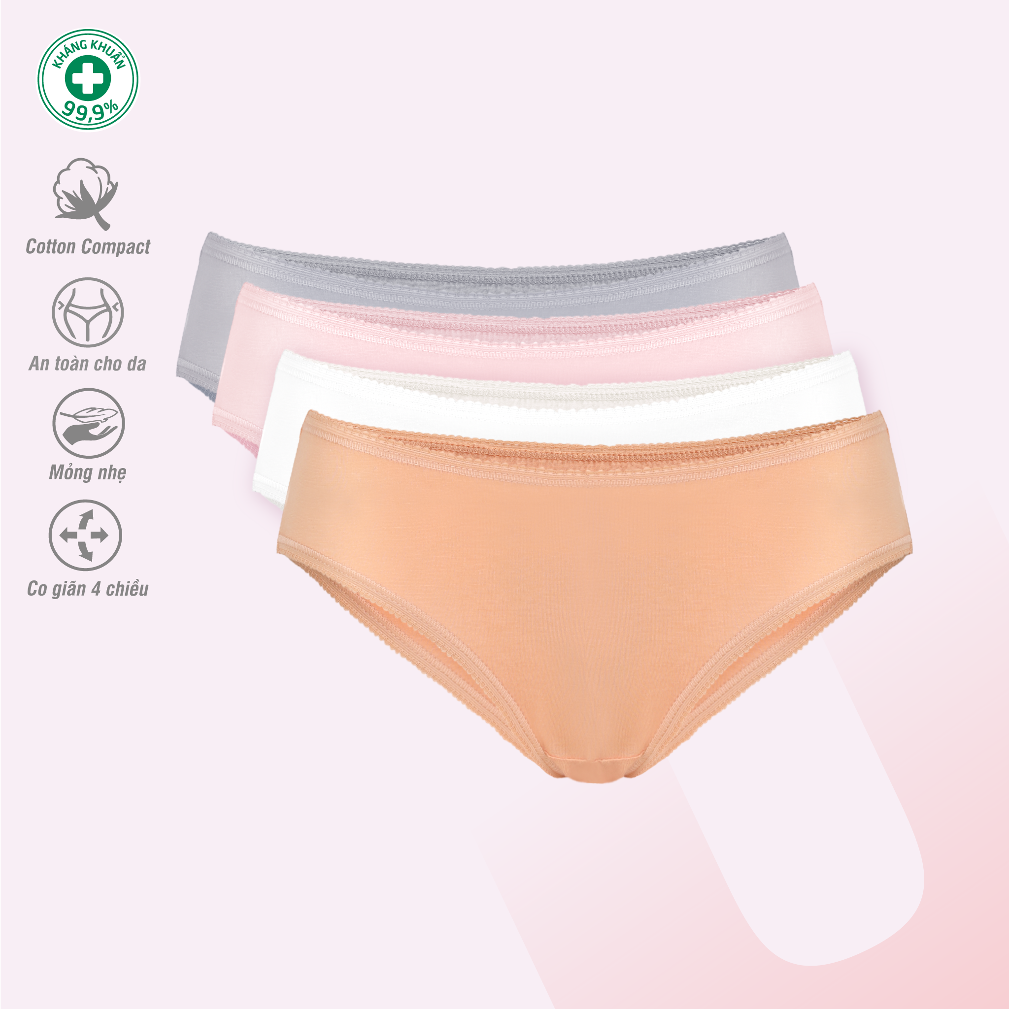 BST Combo 02-06-10 Quần lót nữ chất Cotton siêu mát 027p 7245 / 7246 / 7247 / 7248 / 7249 / 7250 / 7251 / 7253 / 7254