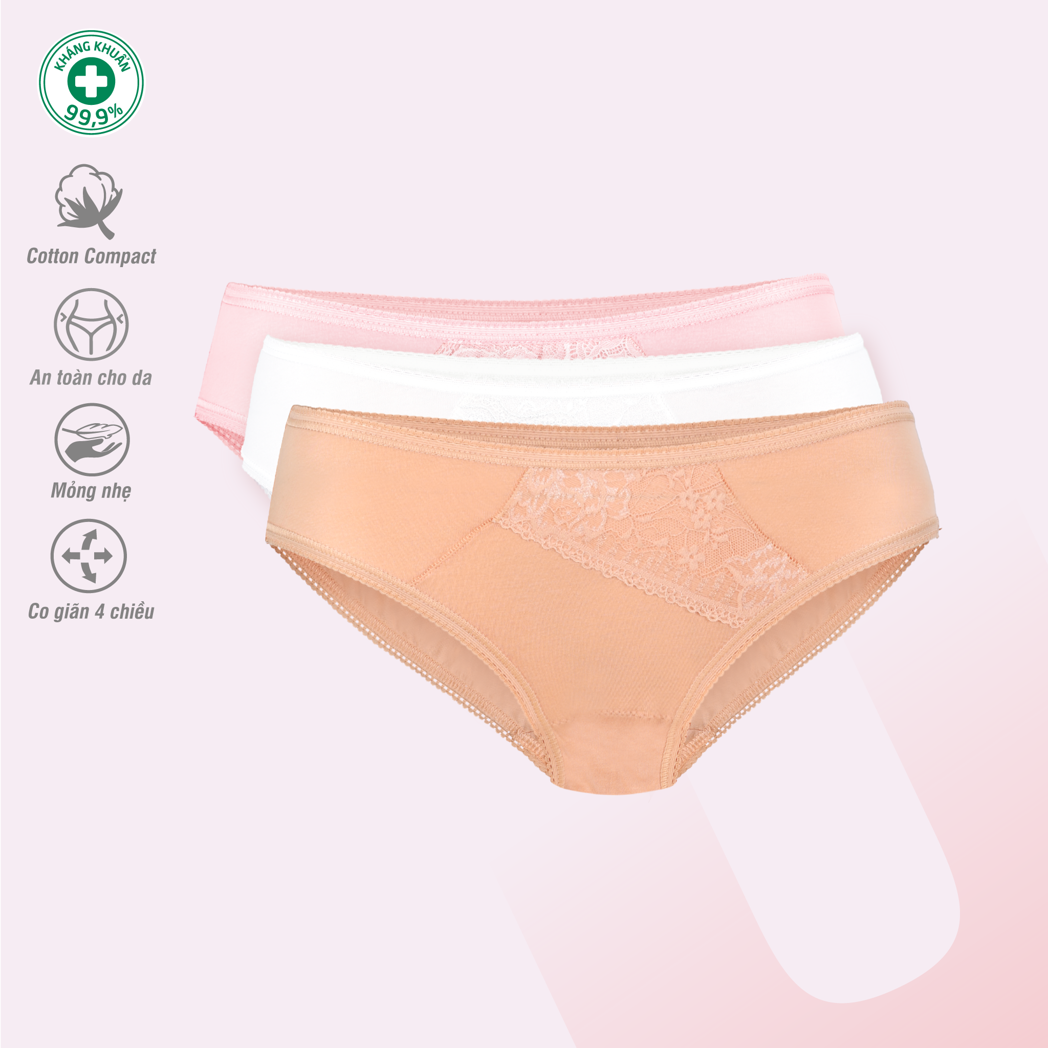 BST Combo 02-06-10 Quần lót nữ chất Cotton siêu mát 027p 7245 / 7246 / 7247 / 7248 / 7249 / 7250 / 7251 / 7253 / 7254