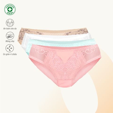 Combo 02-06-10 quần lót nữ chất cotton siêu mát 027p 7250