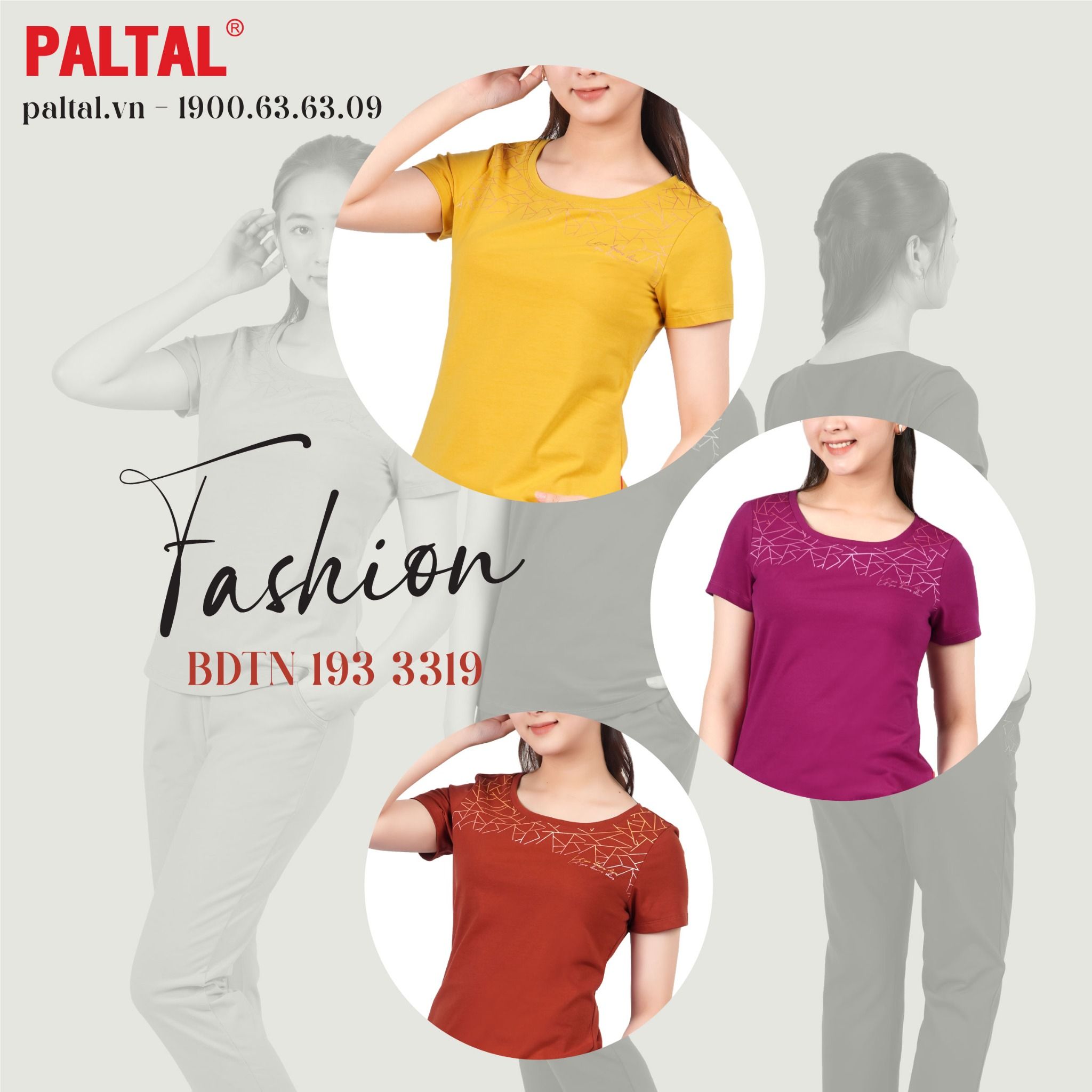 Set đồ bộ nữ kiểu quần dài tay ngắn cotton cvc mát 193p 3319