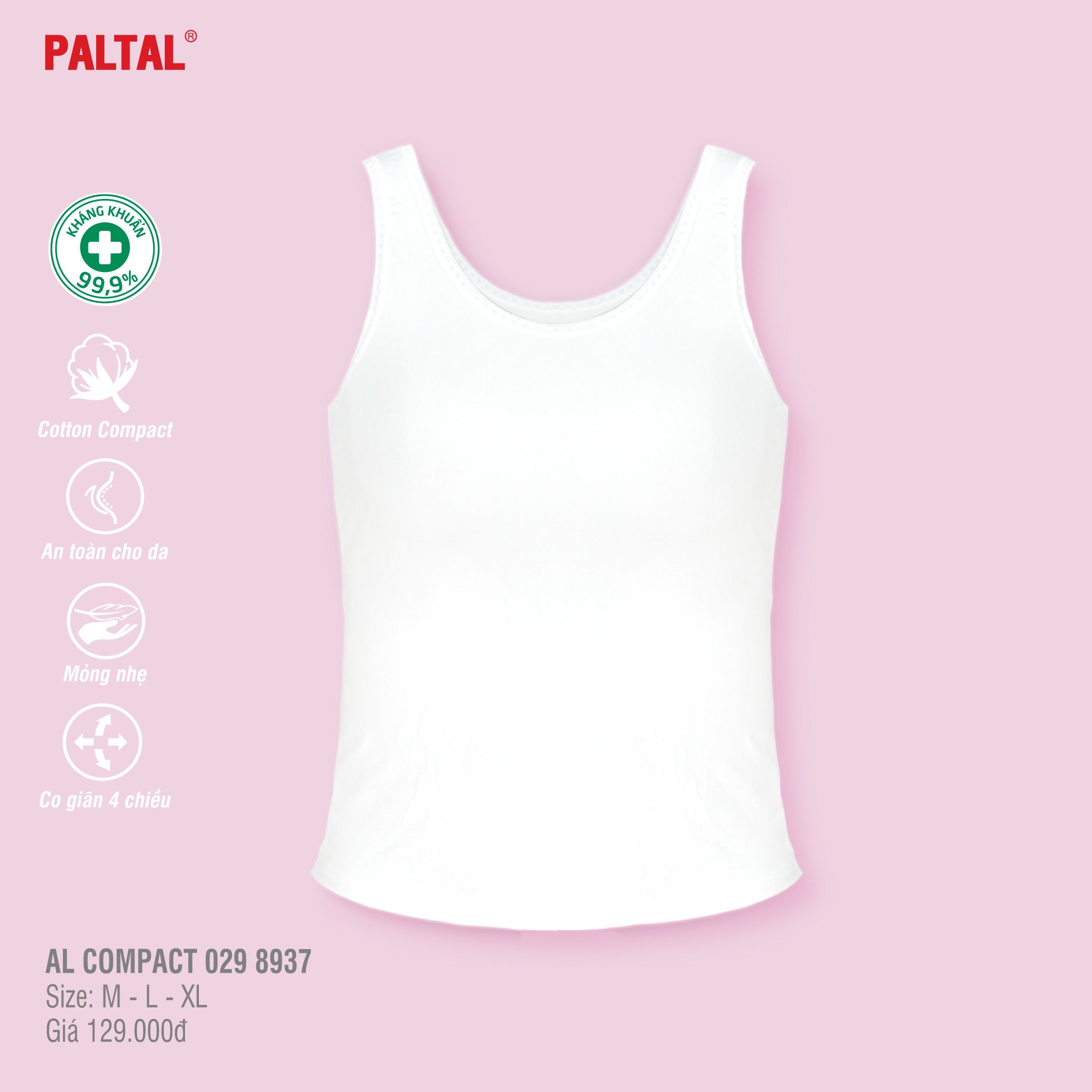 Áo lá học sinh cấp 3 cotton compact 029p 8937