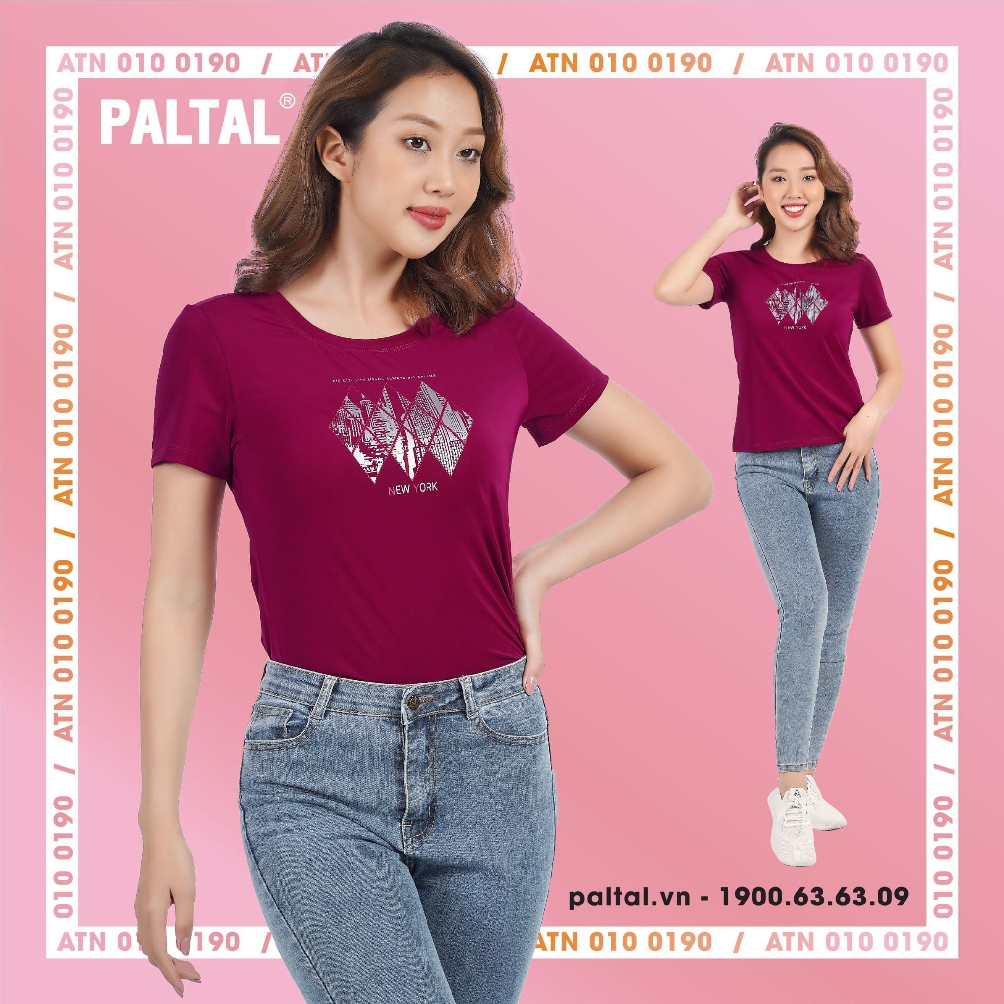 Áo thun nữ tay ngắn chất nhung lạnh 010p 0190