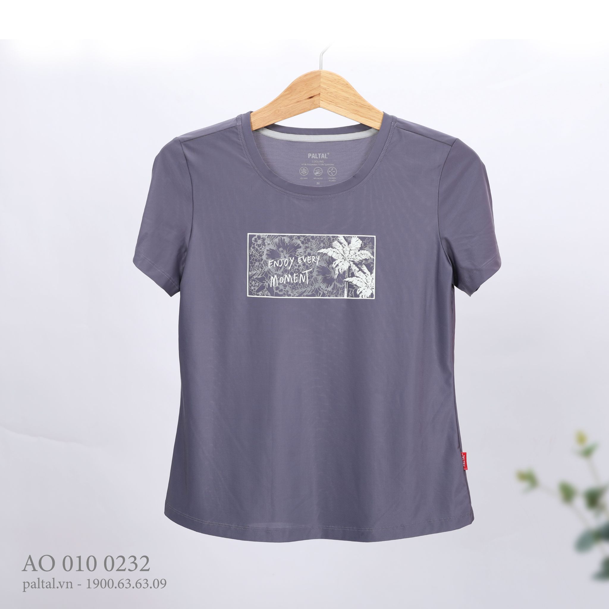 Áo thun nữ tay ngắn chất nhung lạnh 010p 0232