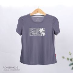 Áo thun nữ tay ngắn chất nhung lạnh 010p 0232