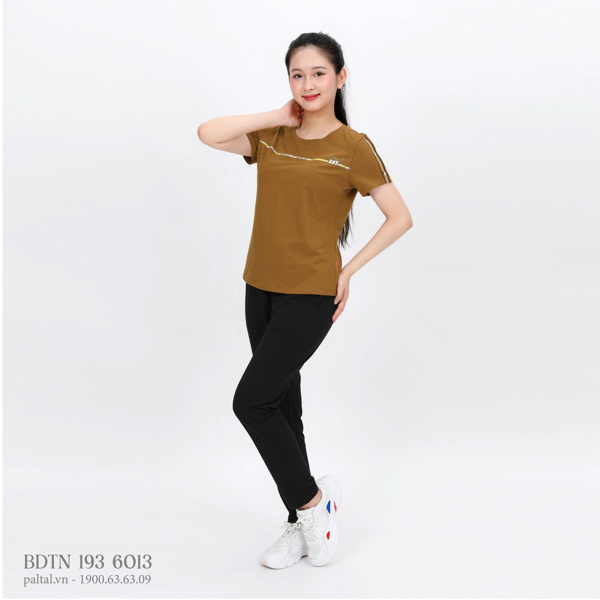 Set đồ bộ nữ kiểu quần dài tay ngắn 193p 6013
