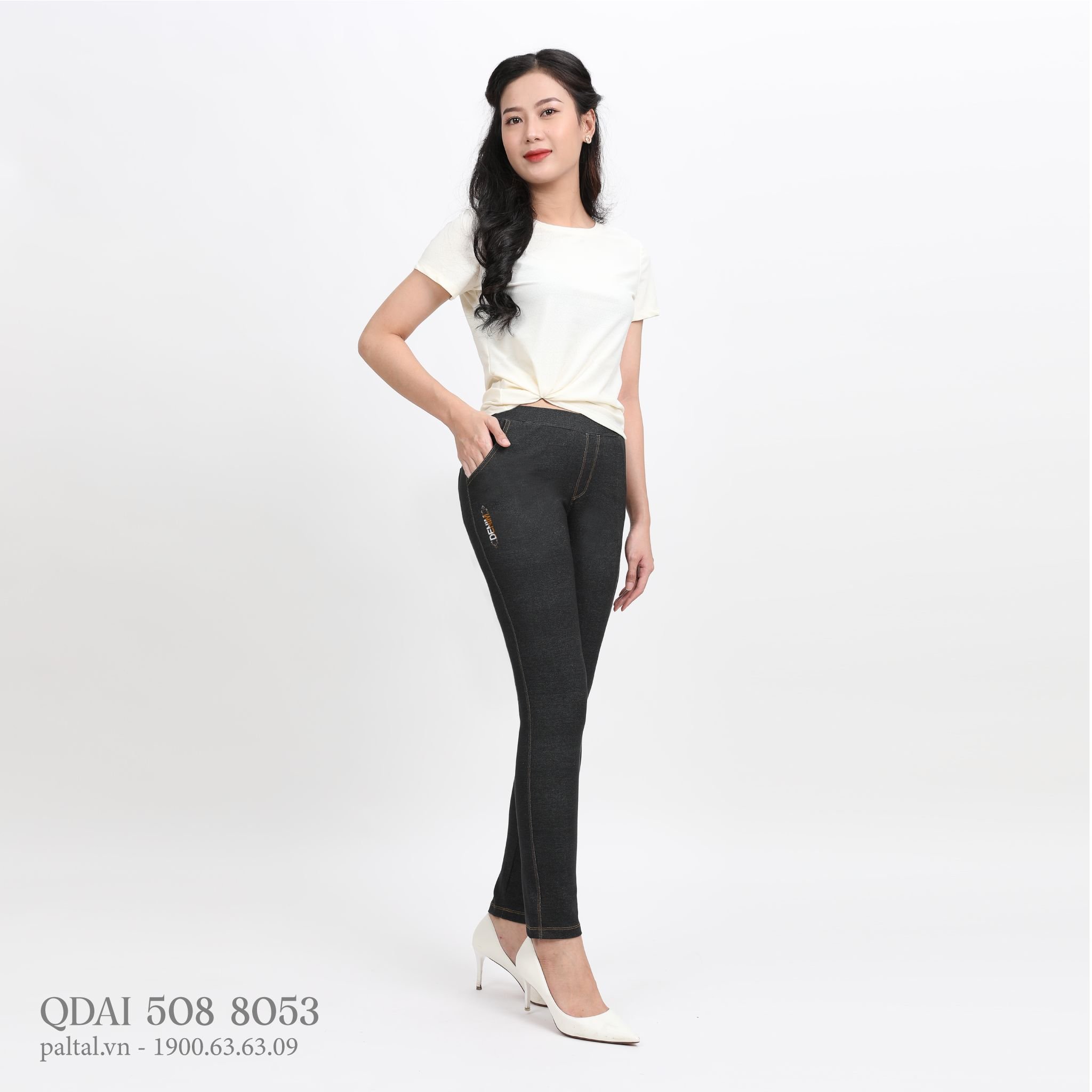 Quần chất jean ống dài 508p 8053