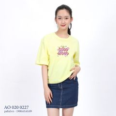 Áo thun nữ tay ngắn chất cotton siêu mát form rộng 020p 0227