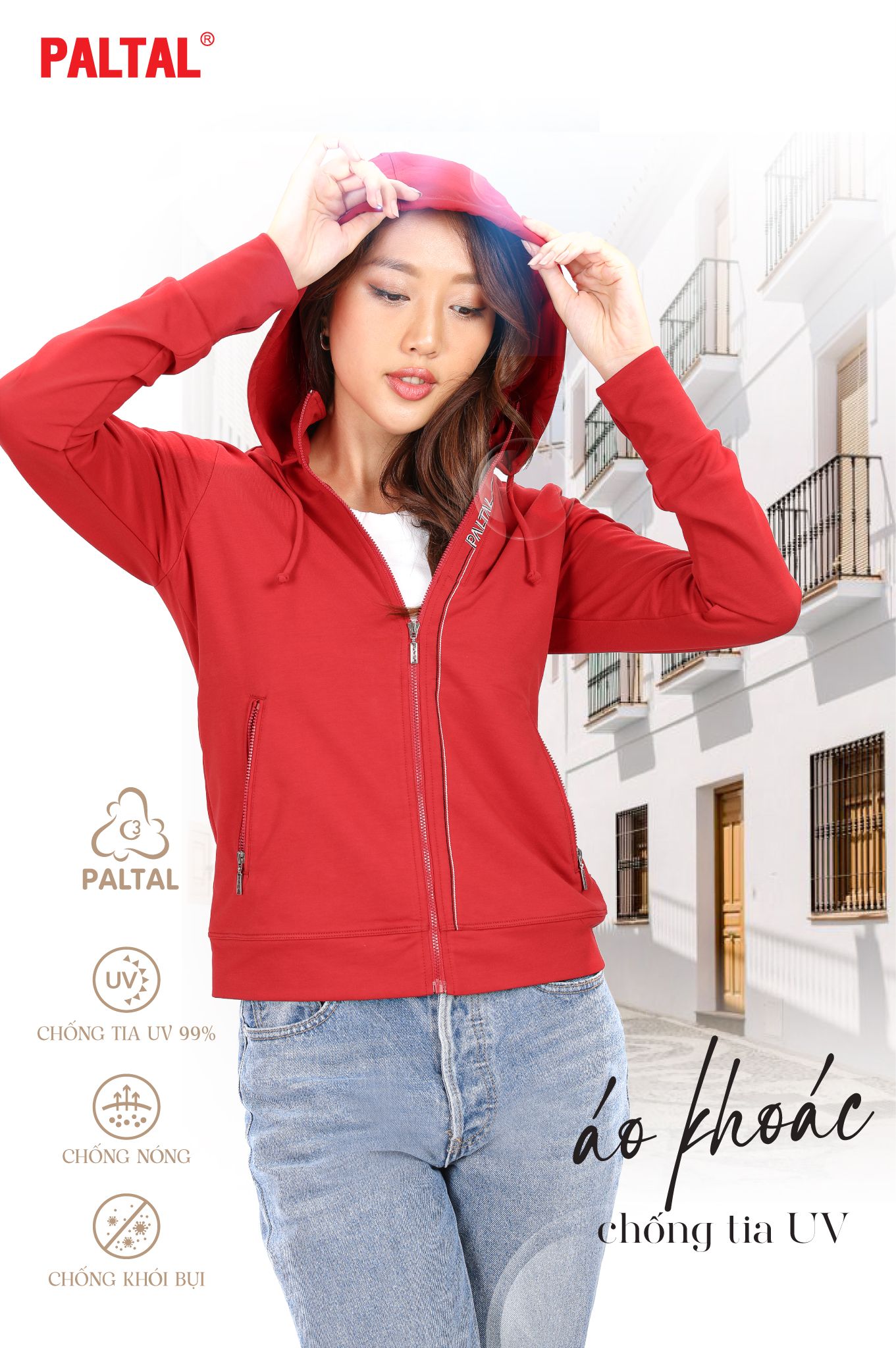 Áo khoác nữ chống nắng, chống UV chất vảy cá cotton cvc mát 401p 1233