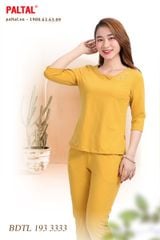 Set đồ bộ nữ kiểu quần dài tay lỡ cotton cvc mát 193p 3333