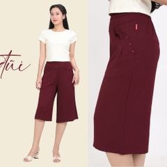Quần thể thao nữ ống lửng chất đũi 338p 8522