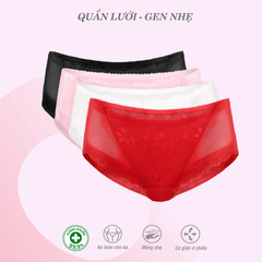 Quần lót nữ chất voal lưới 077p 7121