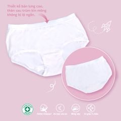 Combo áo lá nữ sinh  quần lót nữ  kháng khuẩn cấp 2 chất cotton compact mỏng nhẹ 029p 8934 & 027p 8330