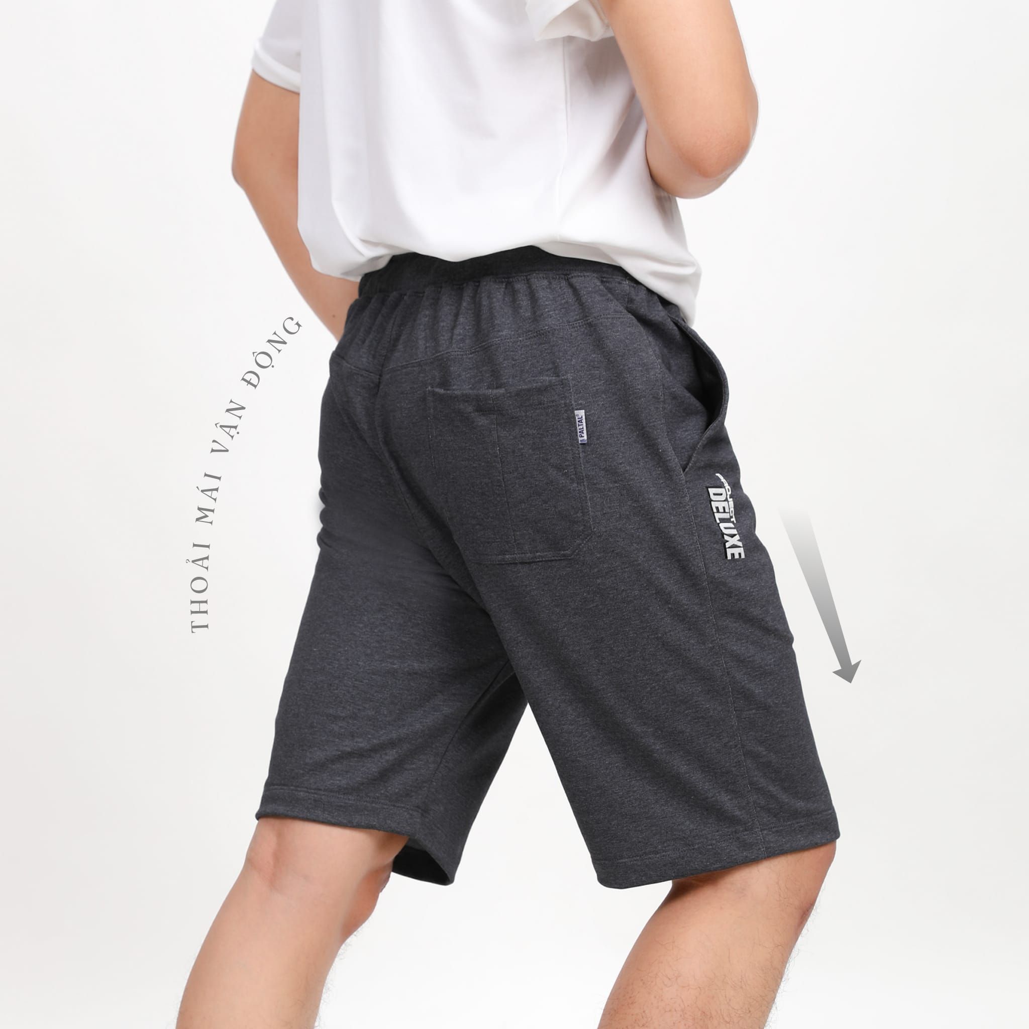 Quần Đùi Nam chất vảy cá cotton cvc mát 408p 8060