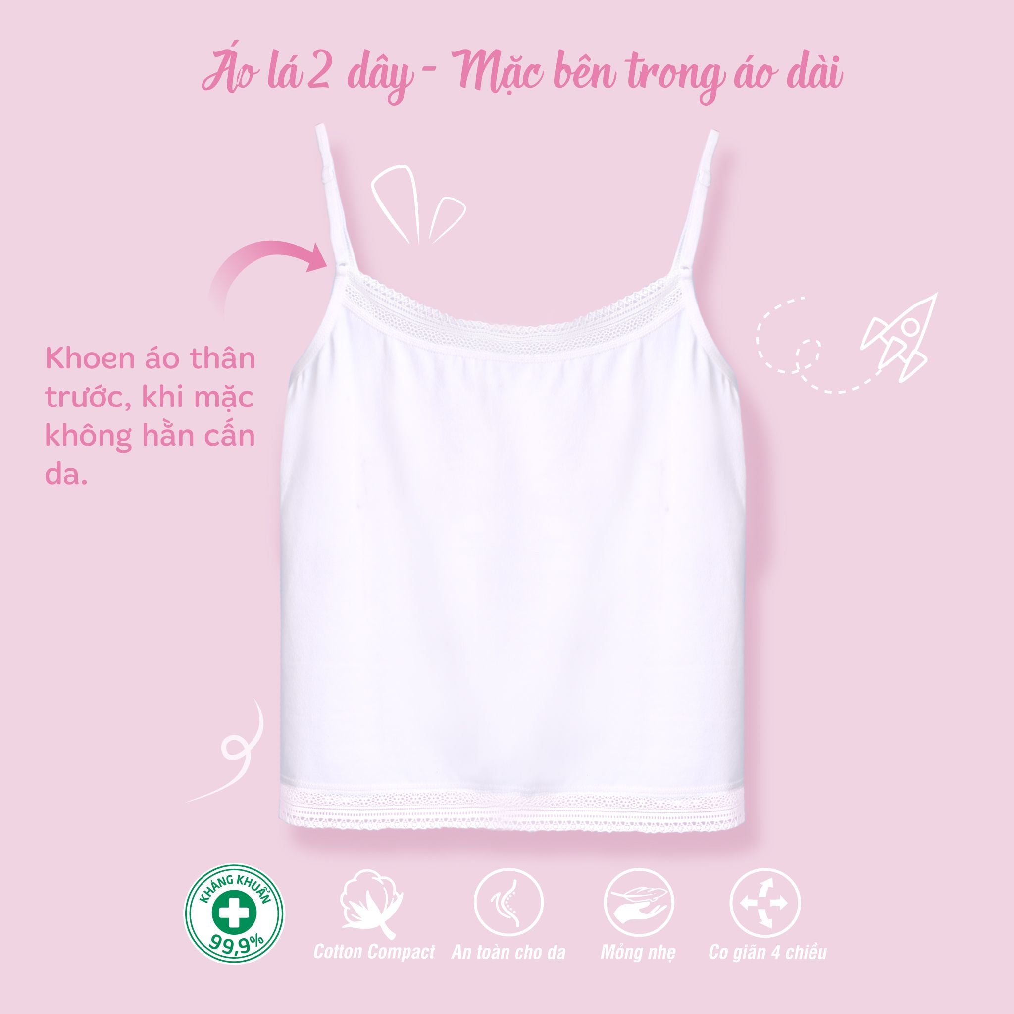 Áo lá học sinh - cotton compact mỏng nhẹ 029p 8881