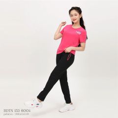 Set đồ bộ nữ kiểu quần dài tay ngắn chất nhung lạnh 153p 6004