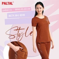 Set đồ bộ nữ kiểu quần lửng tay ngắn cotton cvc mát 194p 4249